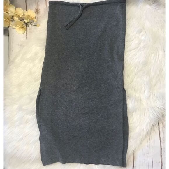 Gray Maxi Sweat Skirt Size small - Picture 1 of 16